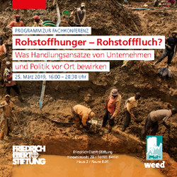Event: Hunger for Raw Materials: Government and Industry Approaches on Responsible Mining and their Effects on the Ground
