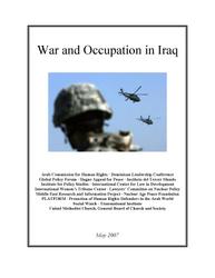 Studie: War and Occupation in Iraq