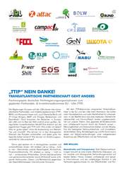 "TTIP" - Nein danke! Transatlantische Partnerschaft geht anders